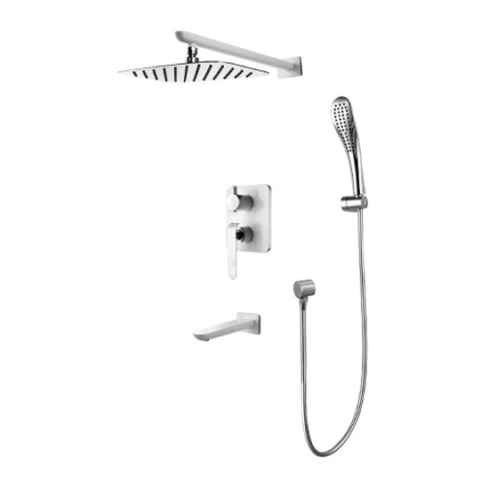 Lemark LM4922CW Смеситель для ванны, верхний душ Тропический дождь