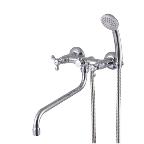 Lemark LM1451C Смеситель двухзахватный для ванны