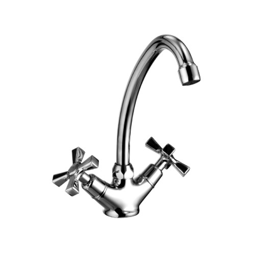 Двухзахватный смеситель для мойки, Lemark LM2504C