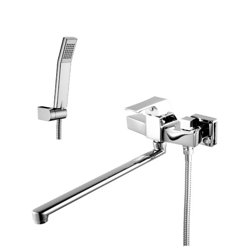 Lemark LM4517C Смеситель с длинным изливом для ванны и душа