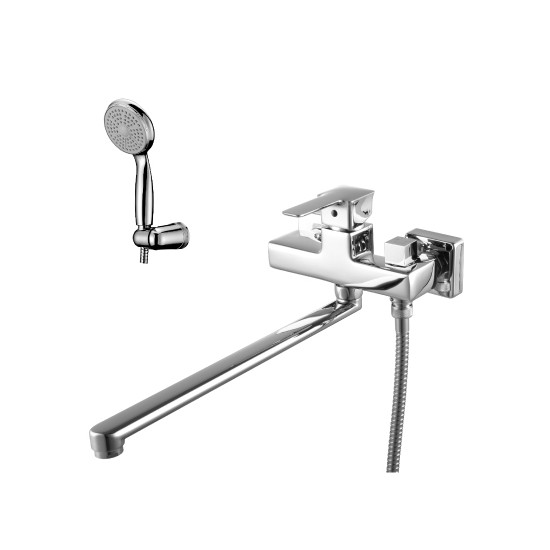 Lemark LM3617C Смеситель для ванны с длинным вращающимся изливом