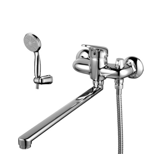 Lemark LM4117C Смеситель для ванны, поворотный длинный излив