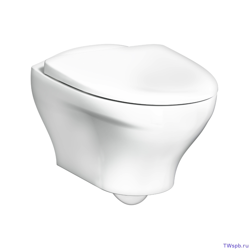 Gustavsberg Estetic 8330 matte подвесной унитаз матовый белый с сиденьем SC/QR