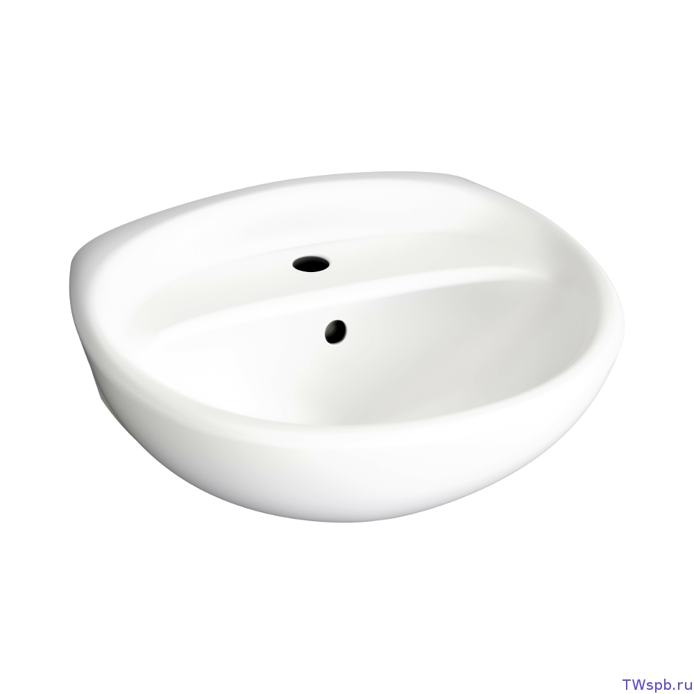 Gustavsberg Estetic 410350 matte раковина 50х42 см матовая белая