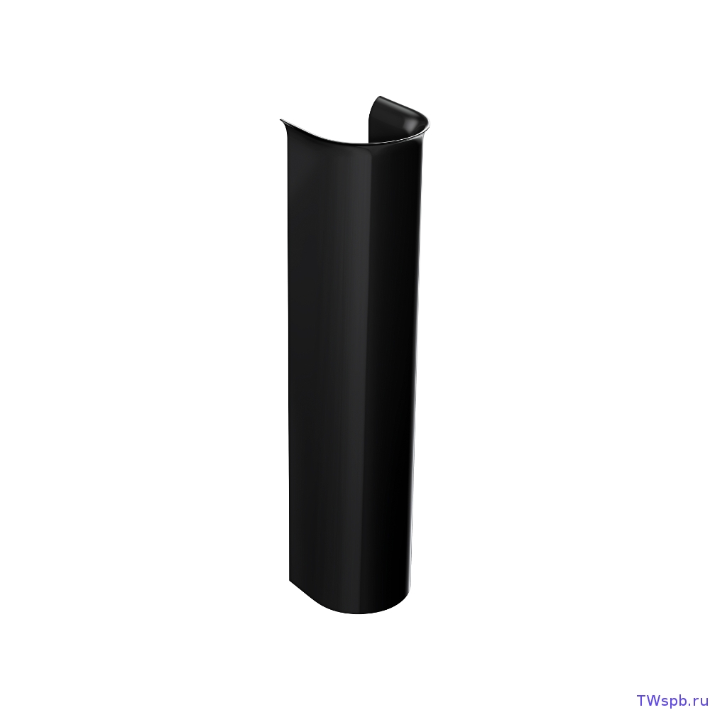 Gustavsberg Estetic 727300S0 black Чёрный пьедестал для раковины 410360 black