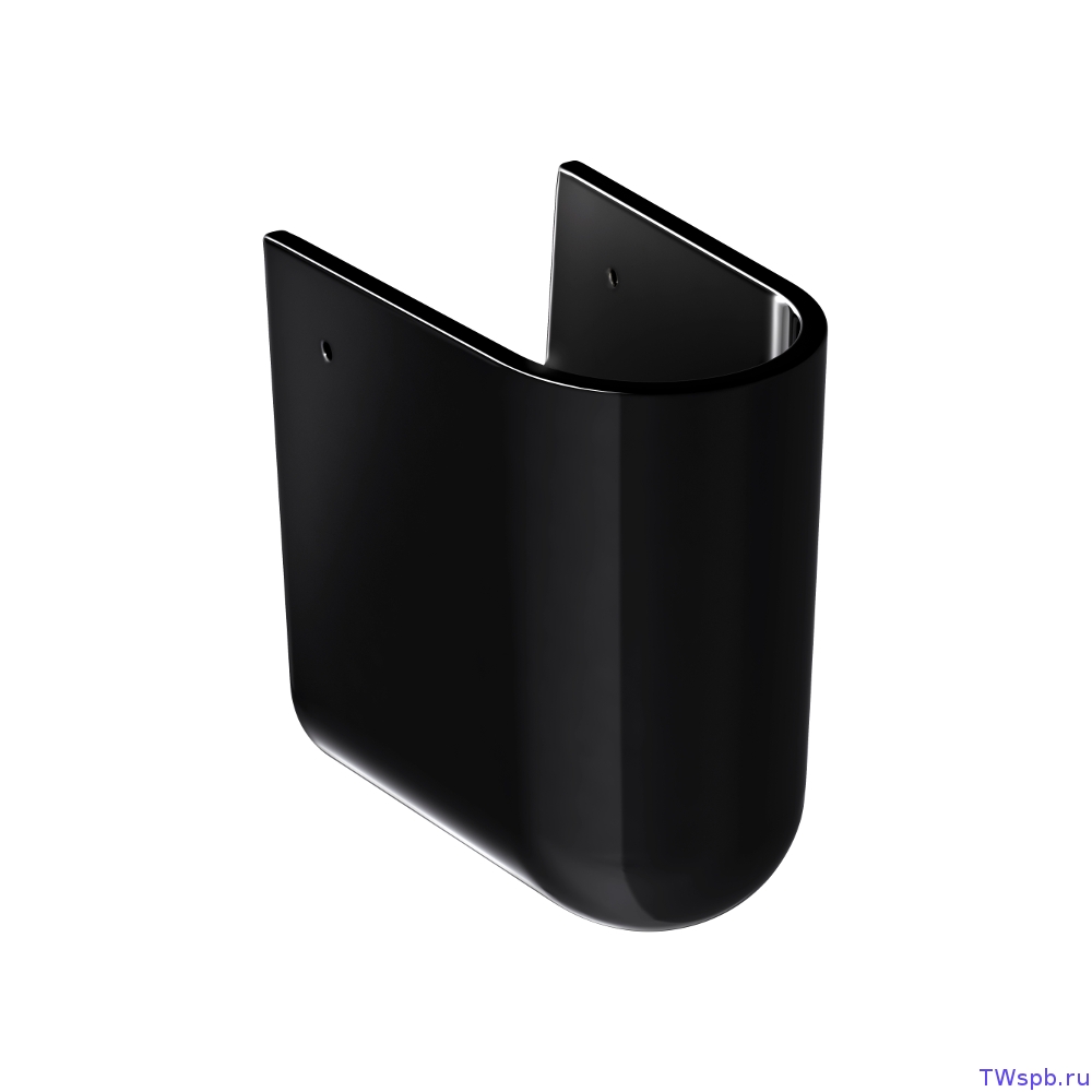 729700S0 black черный полупьедестал для раковины Estetic 410360 black
